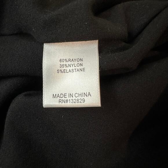 Lovers + Friends Keely One Shoulder Mini Dress Jersey Slit Bodycon, Black - Picture 11 of 15